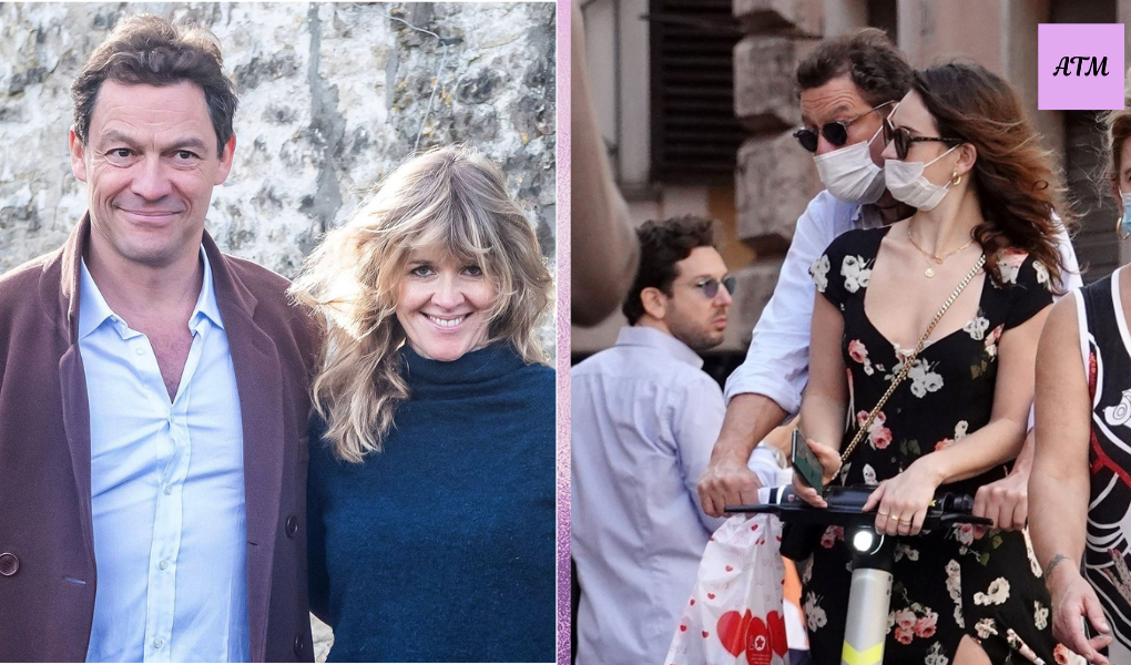 Dominic West and Lily James