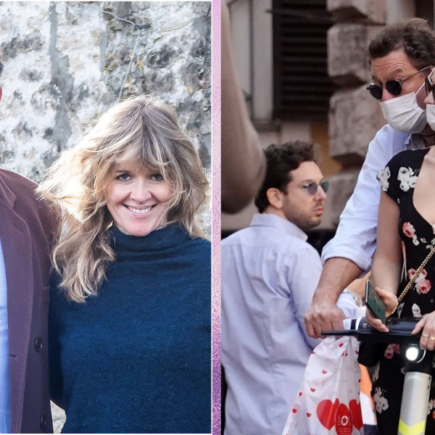Dominic West and Lily James