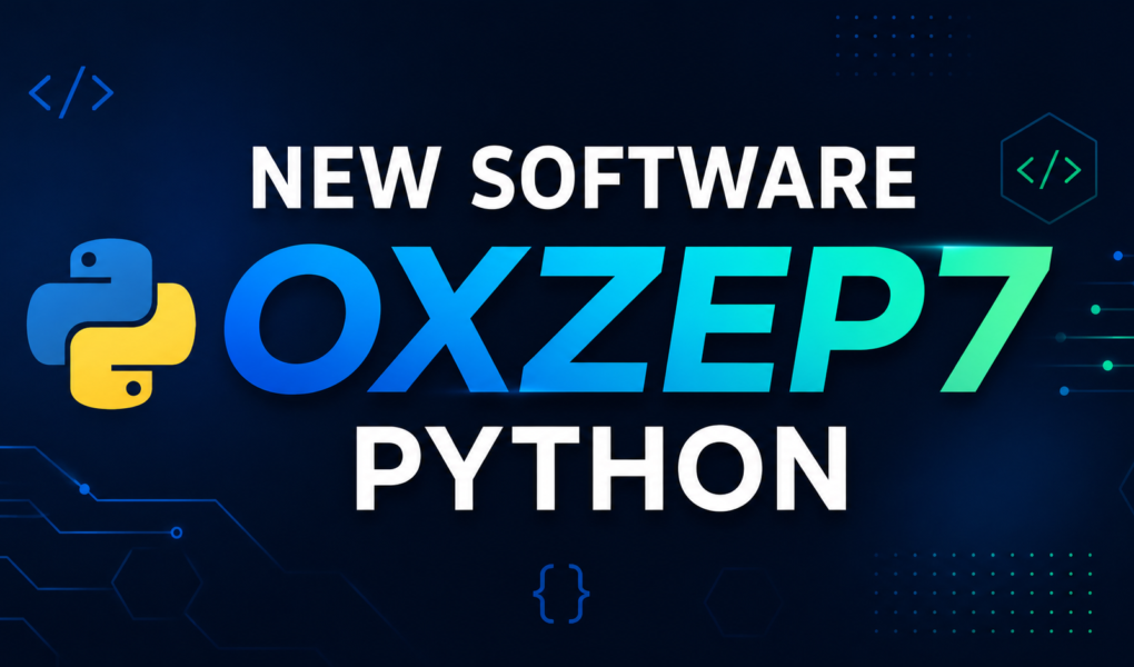 New Software Oxzep7 Python