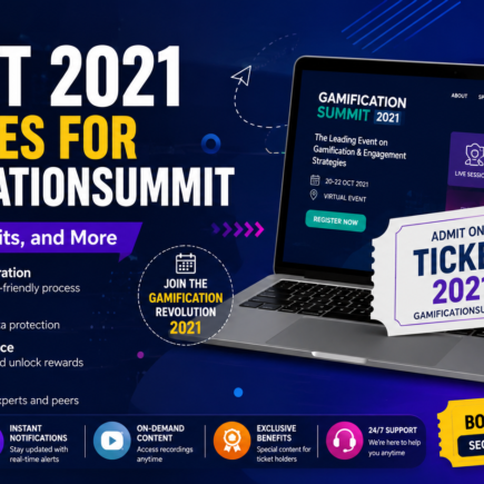Ticket 2021 Websites for GamificationSummit